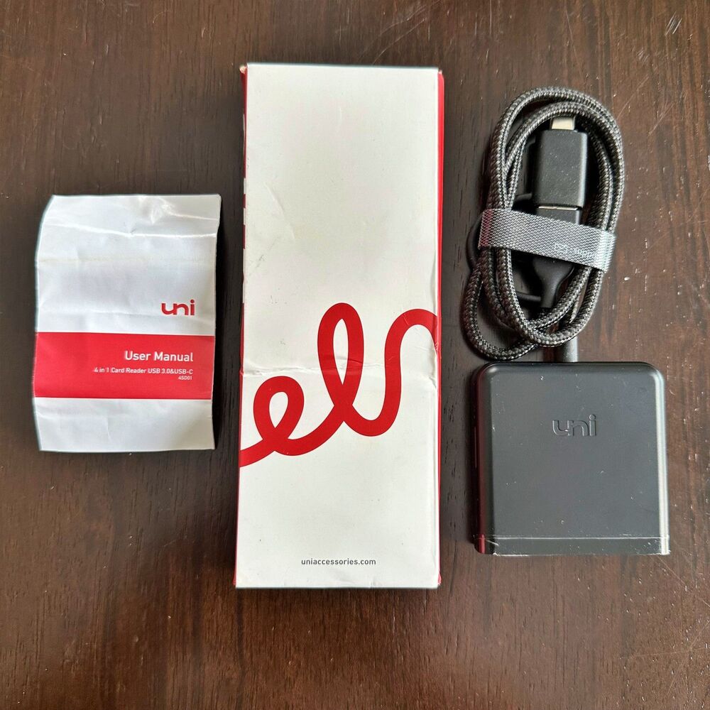 Uni UA107 Ethereal D4 / Dual USB 4 in 1 Card Reader SD/MicroSD/MS/CF